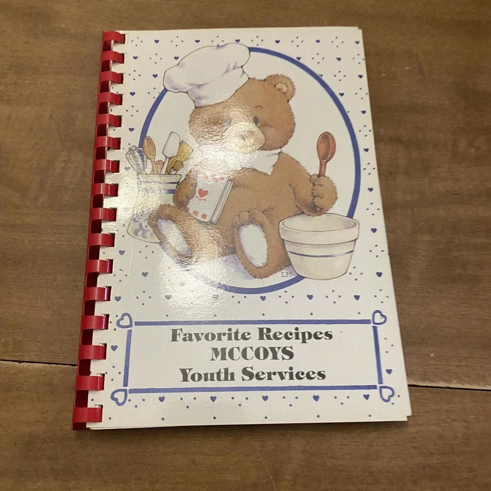 MCCOYS Muskogee Oklahoma Favorite Recipes Cookbook Vintage Comb Bound